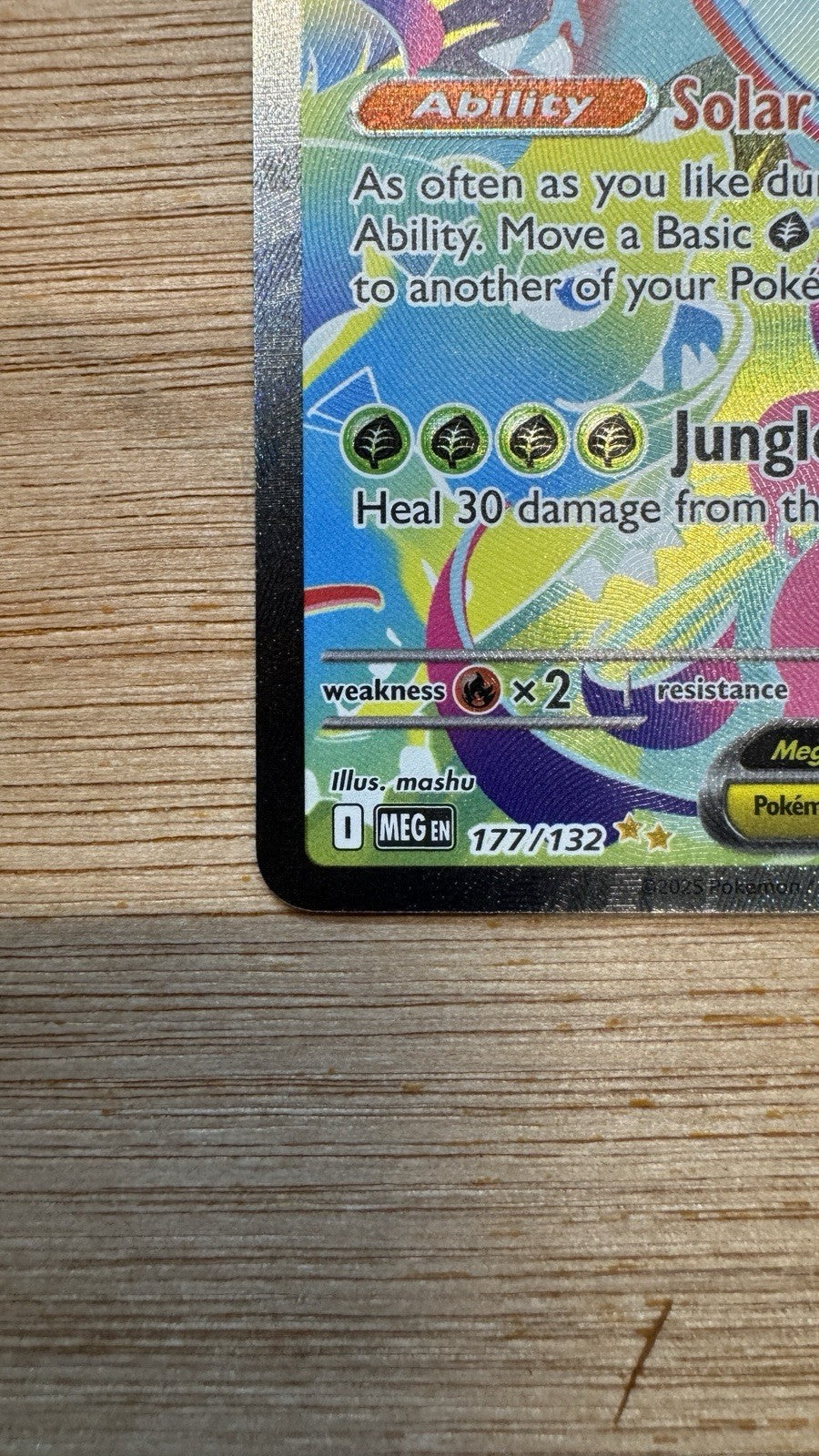 Mega Venusaur EX SIR 177/132 Mega Evolution English Pokemon TCG