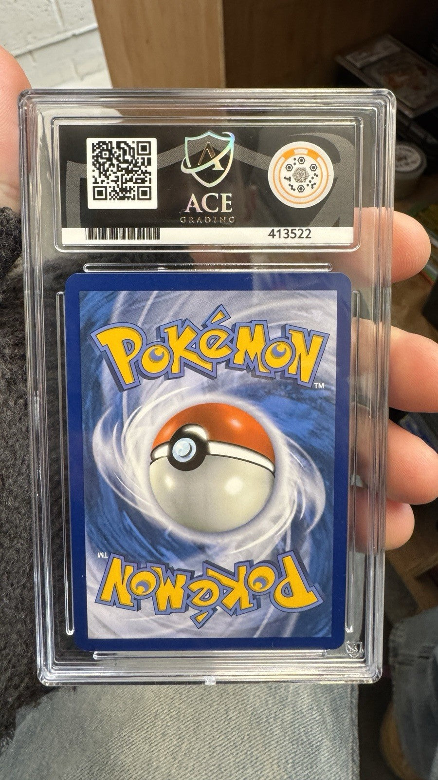 ACE 10 Houndoom 066/064 Shrouded Fable IR Holo Pokemon Card - Gem Mint