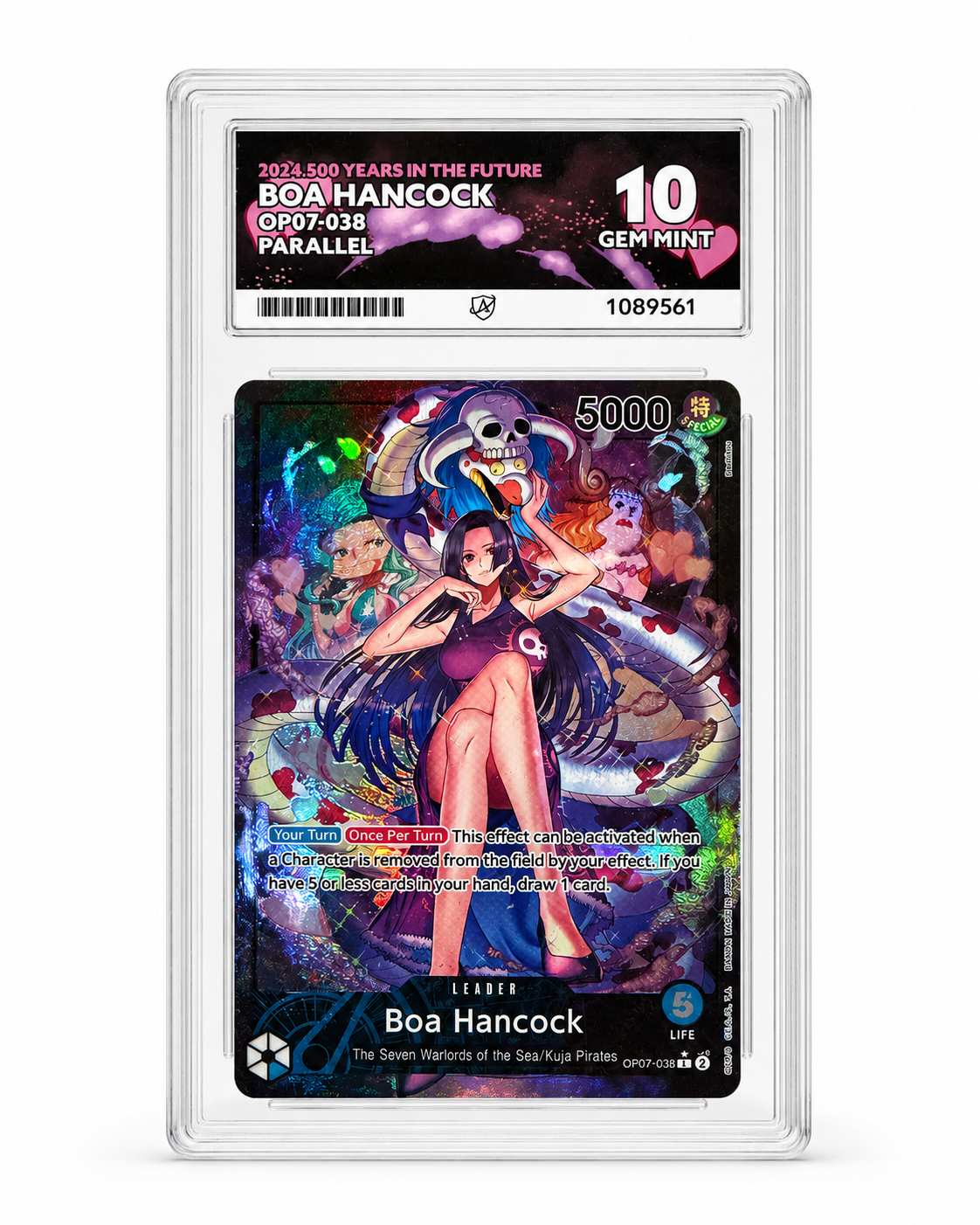 Boa Hancock OP07-038 Leader – 500 Years in the Future – ACE 10 Gem Mint
