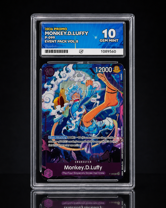 Monkey.D.Luffy P-099 Promo – Event Pack Vol.8 – ACE 10 Gem Mint