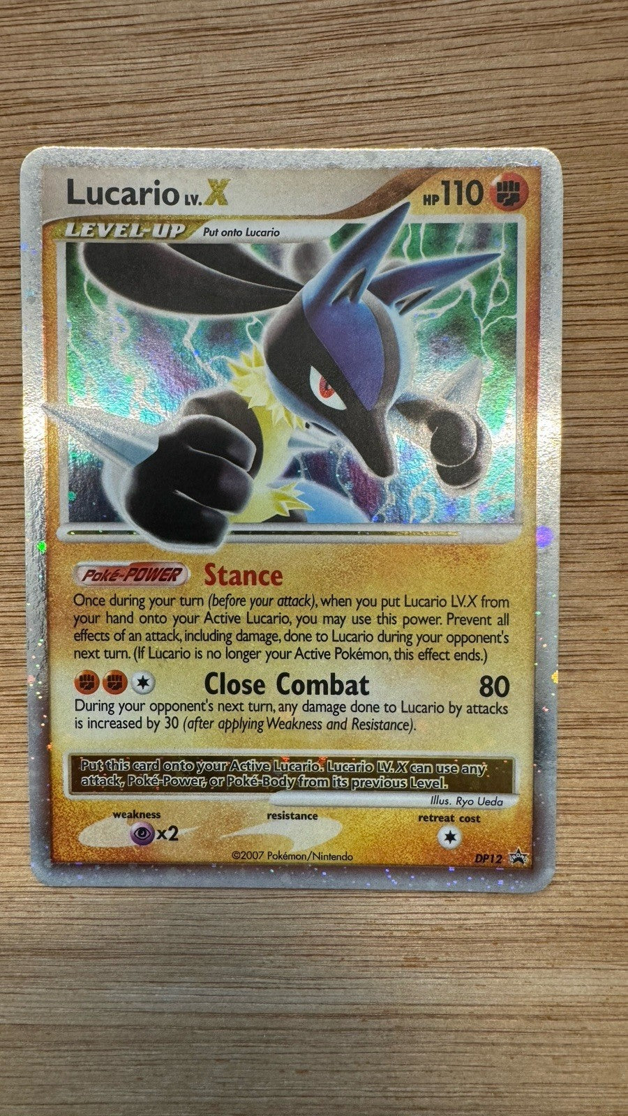 Pokémon TCG Lucario LV X Promo Holo Pokemon Promos Holo Promo Promo
