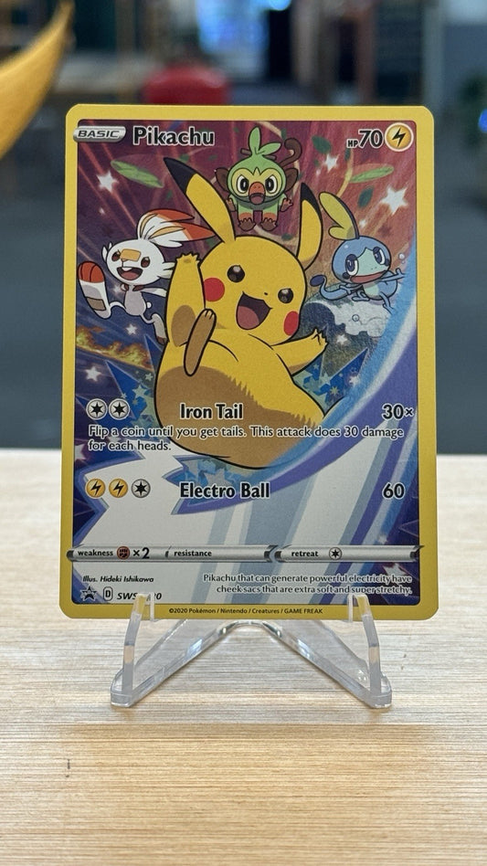 Pikachu SWSH020 SWSH: Sword & Shield Promo Cards Holo