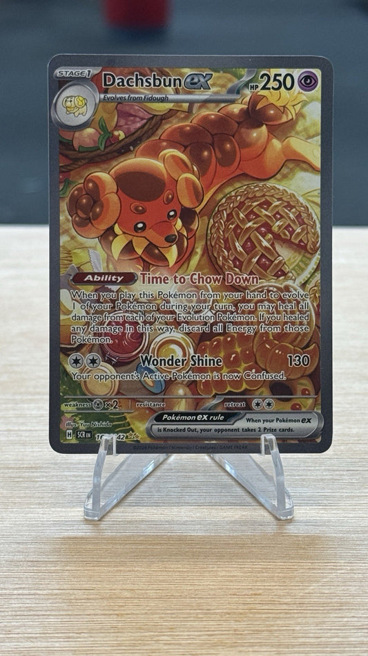 2024 Pokemon Scarlet & Violet Stellar Crown Dachsbun ex #169/142