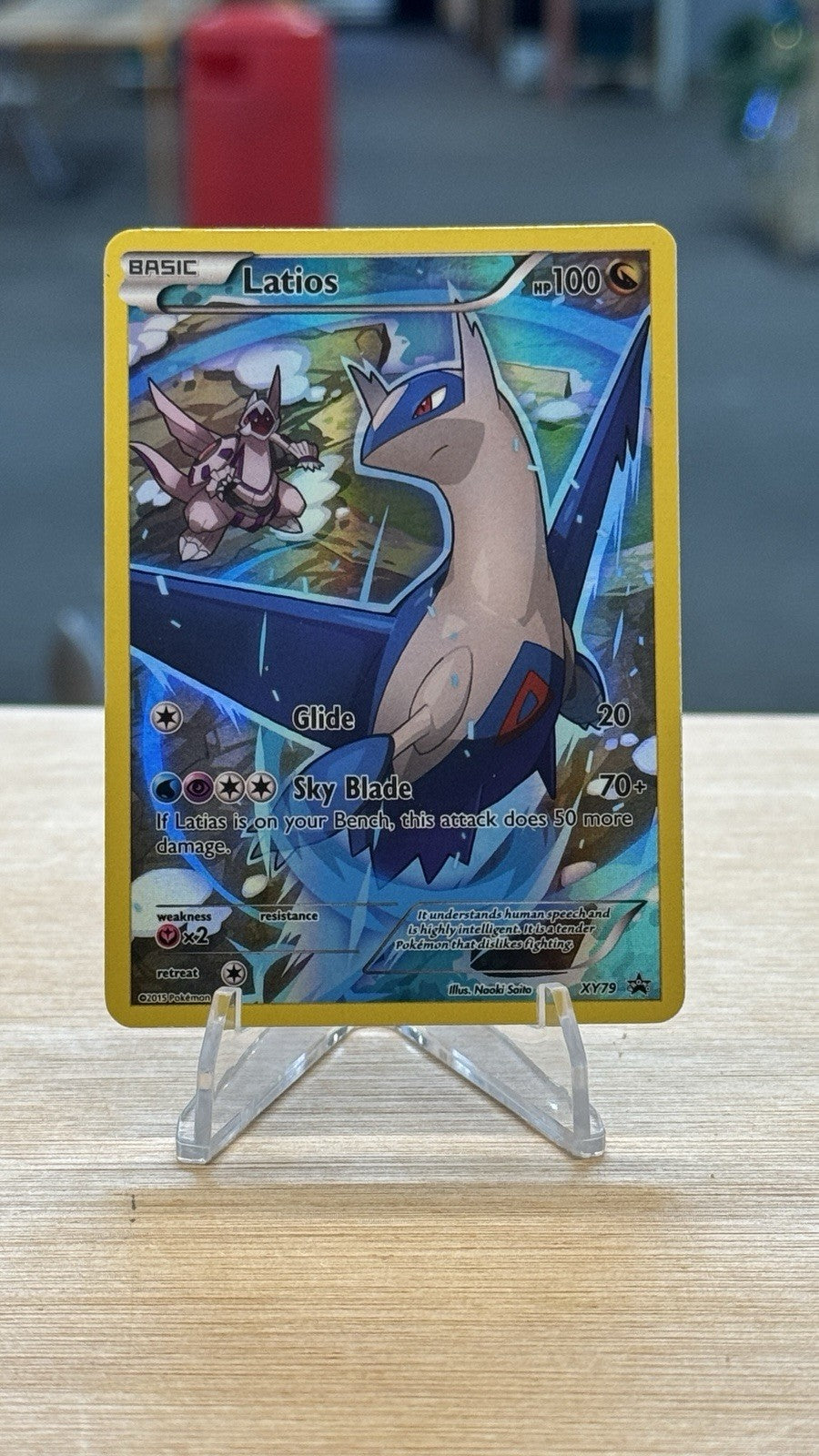 Pokémon Latios EX XY79 Black Star Promo Holo Card