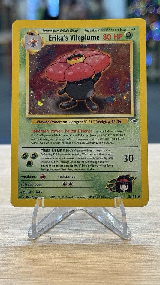Erika's Vileplume 005/132 Gym Heroes Holo