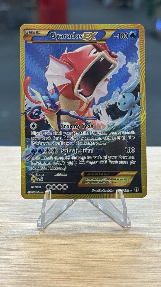 Pokémon TCG Gyarados EX 123/122 XY Breakpoint 2016 Secret Holo Rare Card