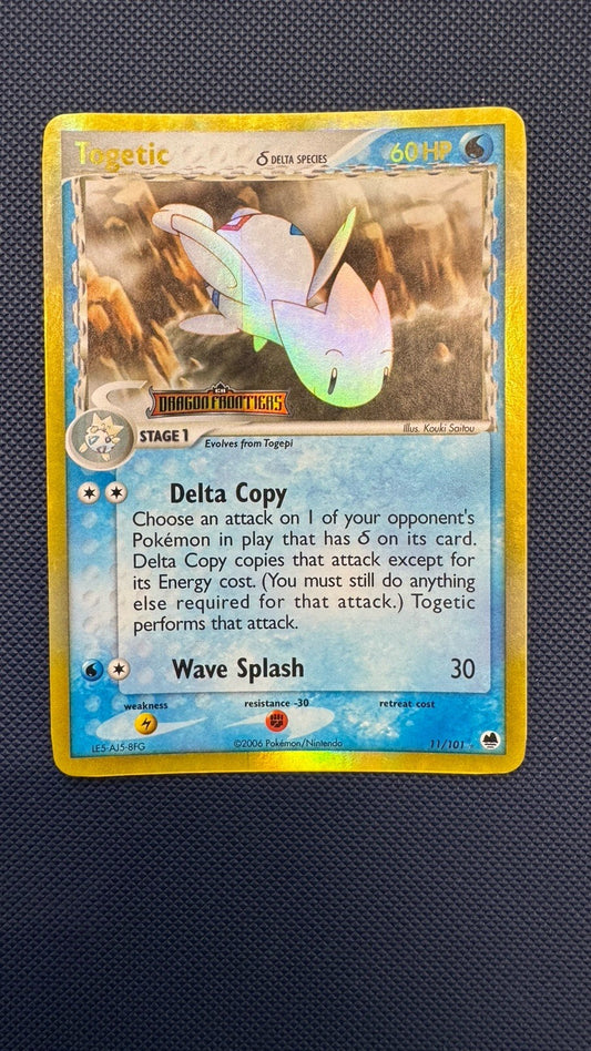 Togetic (Delta Species) 11/101 Dragon Frontiers Reverse Holo NM - LP Free Ship