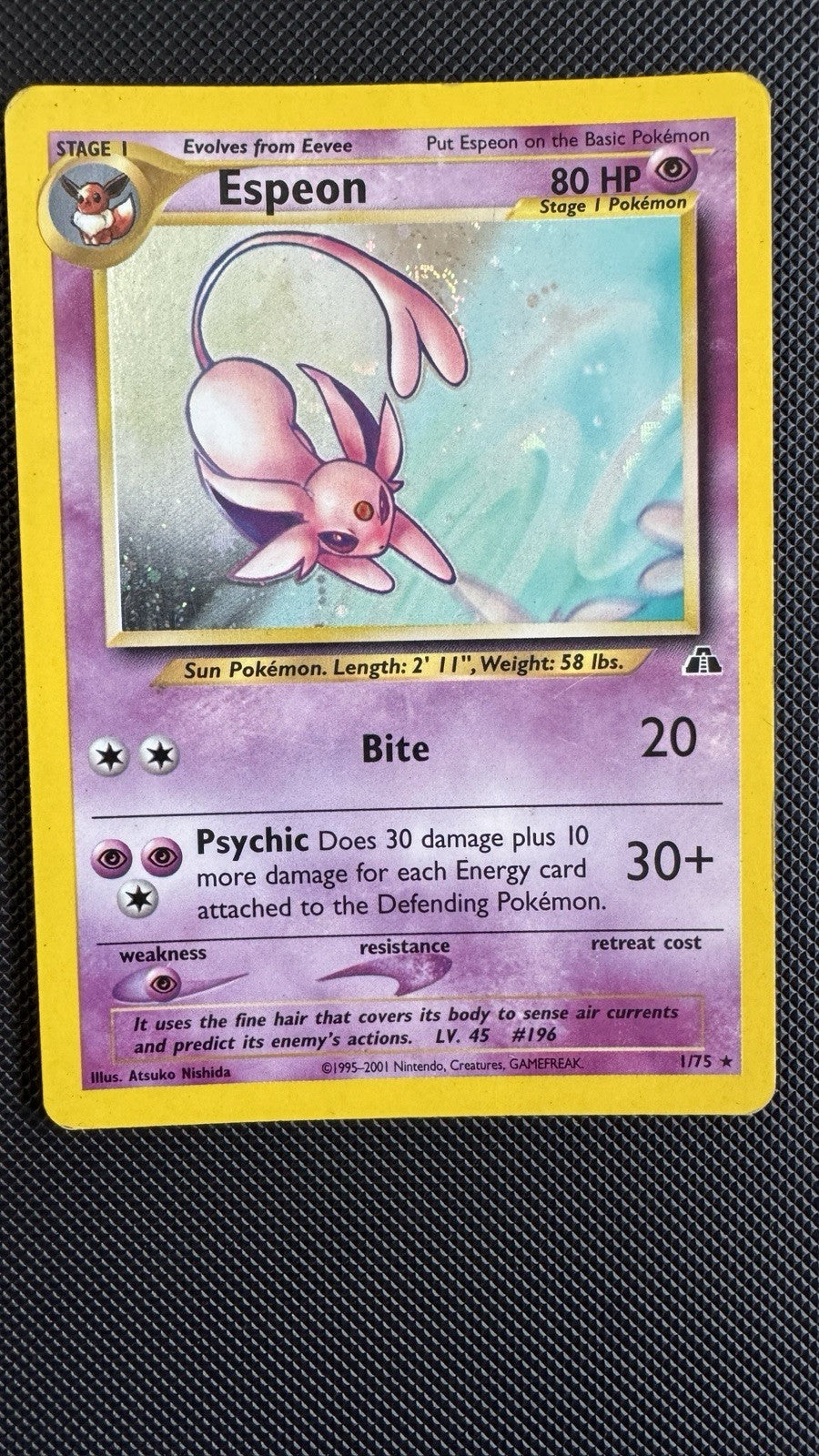 Espeon 1/75 Neo Discovery Holo