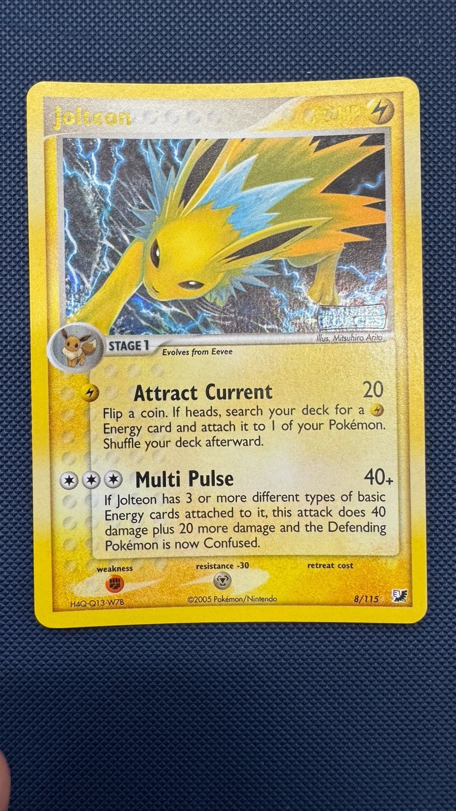 Jolteon 8/115 Unseen Forces Reverse Holo