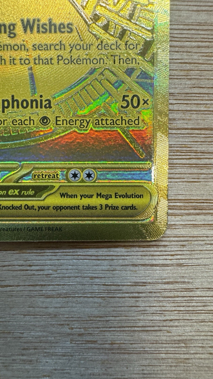 👑 Mega Gardevoir EX Mega Hyper Rare Gold 187/132 Mega Evolution Pokemon 👑