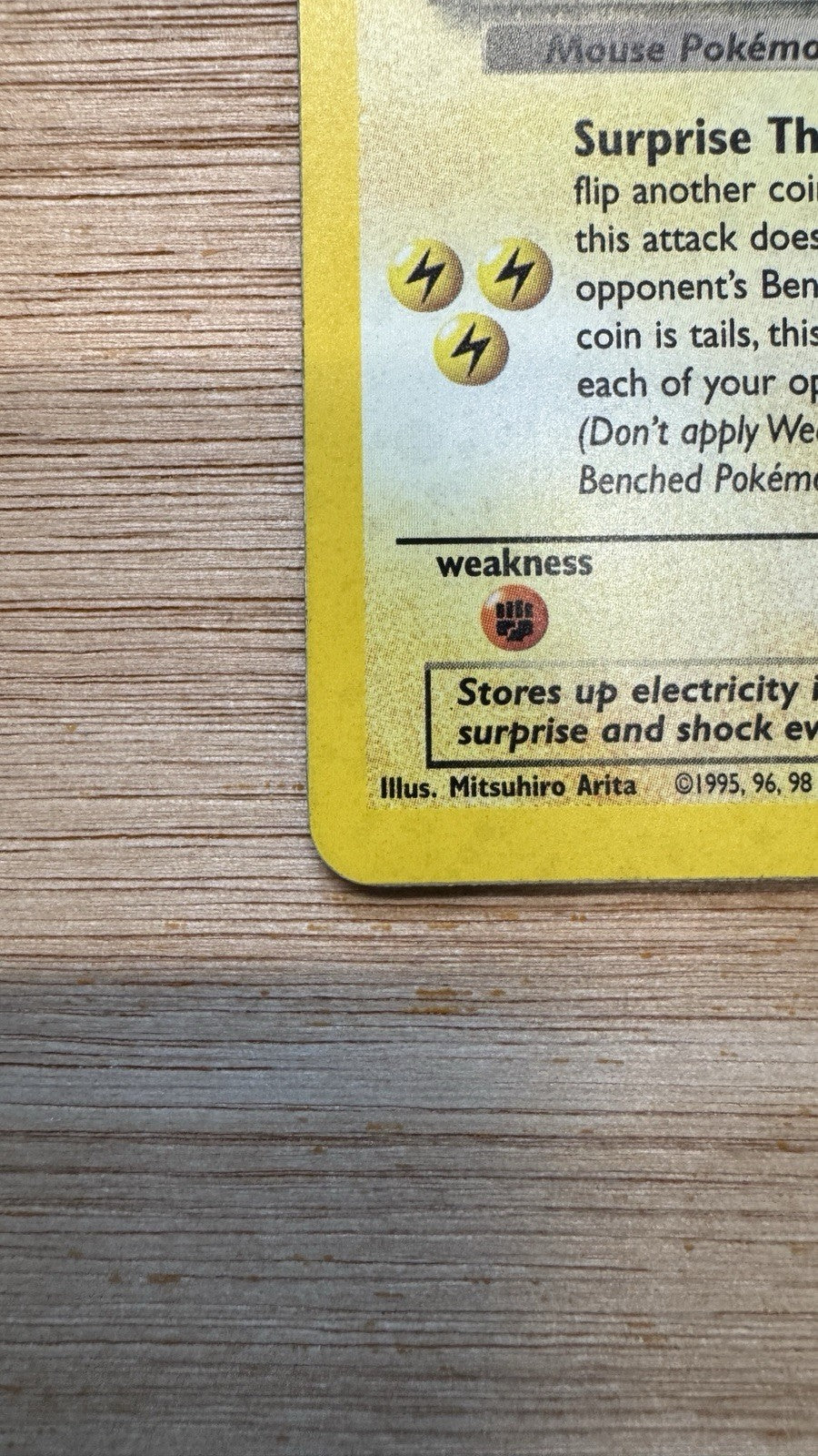 Dark Raichu 83/82 - Vintage Holo Pokemon Card- Team Rocket Set