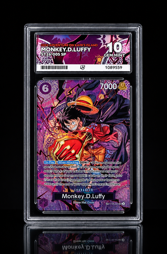 Monkey.D.Luffy ST26-005 SP – Adventure on Kami’s Island – ACE 10 Gem Mint