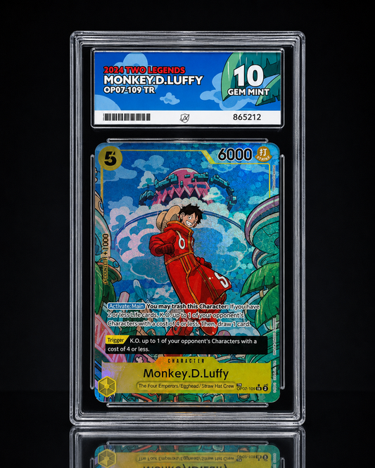 Monkey.D.Luffy OP07-109 TR – Two Legends – ACE 10 Gem Mint
